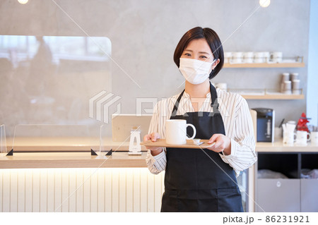 カフェ カフェバー スタッフ 店員 カフェ カフェバー スタッフ 店員 86231921