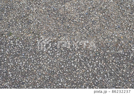 砂利背景素材　グレー　テクスチャ 86232237