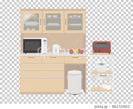 廚房儲物的插圖 廚房儲物的插圖 86232602