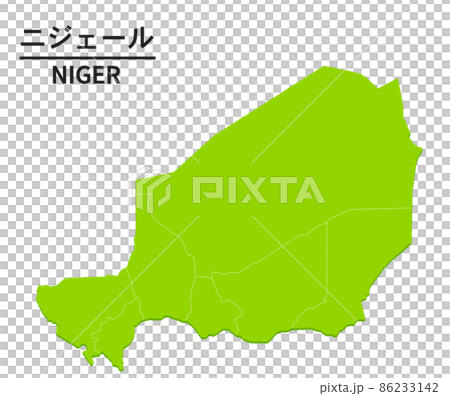 尼日爾世界地圖插圖 86233142