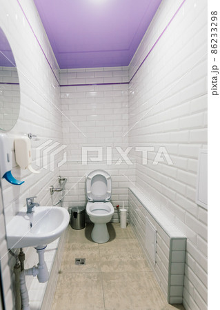 Toilet and Washroom in modern hospital, bathroom Toilet and Washroom in modern hospital, bathroom 86233298