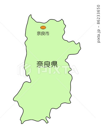 日本地図 奈良県 日本地図 奈良県 86233650
