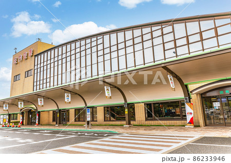 山形県酒田市 晴天の庄内空港ターミナルビル 山形県酒田市 晴天の庄内空港ターミナルビル 86233946