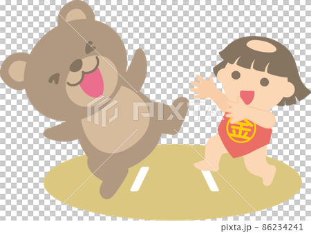 與熊搏鬥的金太郎_有戒指 與熊搏鬥的金太郎_有戒指 86234241