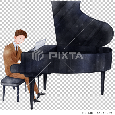 Jazz music watercolor clipart png 86234926