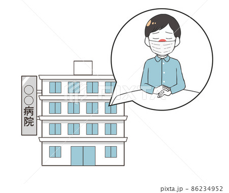 入院する 男性 入院する 男性 86234952