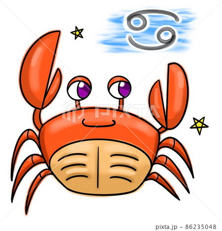 かに座のイメージカラーイラスト 86235048
