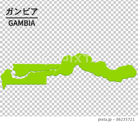 ガンビアのイラスト 86235721