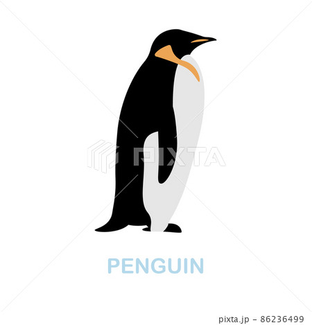 Penguin flat icon. Colored element sign from wild animals collection. Flat Penguin icon sign for web design, infographics and more. Penguin flat icon. Colored element sign from wild animals collection. Flat Penguin icon sign for web design, infographics and more. 86236499