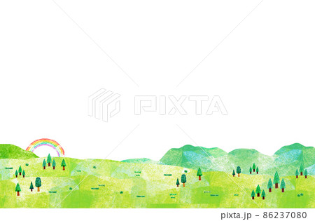 桜　背景素材　水彩イラスト　コラージュ 86237080