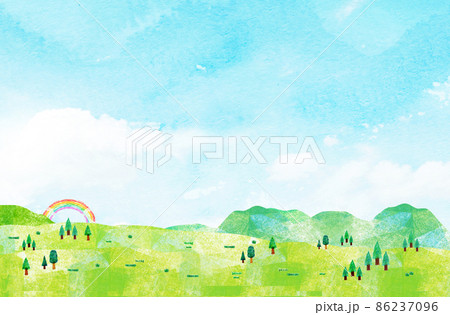 桜 背景素材 水彩イラスト コラージュ 桜 背景素材 水彩イラスト コラージュ 86237096