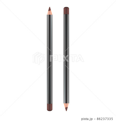 Cosmetic pencil. Eyebrow eyeliner makeup pen, vector Cosmetic pencil. Eyebrow eyeliner makeup pen, vector 86237335