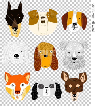 Face set_dog Face set_dog 86238184