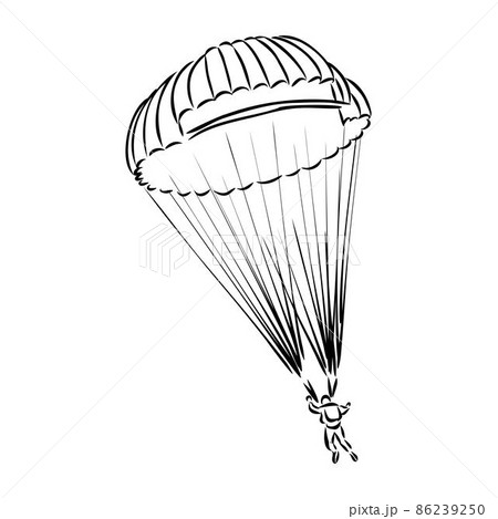 1200 Parachute Drawing Stock Photos Pictures  RoyaltyFree Images   iStock