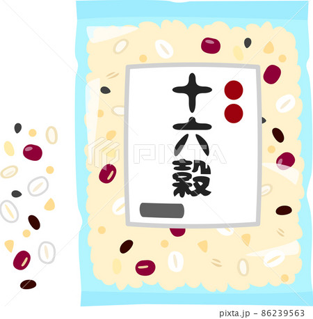 袋入りの雑穀 86239563