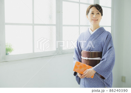 江戸小紋　50代女性 86240390