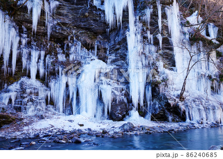 秩父三大氷柱・三十槌の氷柱 秩父三大氷柱・三十槌の氷柱 86240685
