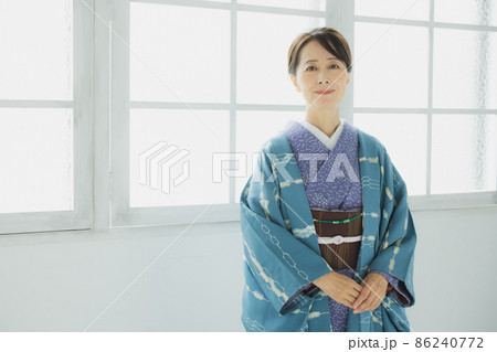 江戸小紋　羽織　ミドル女性 86240772