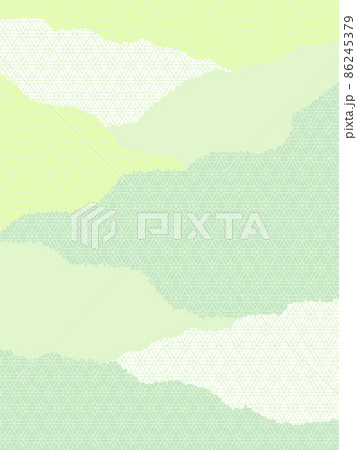 緑色胡麻紋模様 86245379