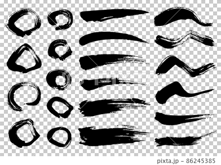 Brush circle and line Brush circle and line 86245385