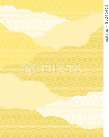 金色胡麻紋模様 86245411
