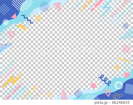 Geometric pop frame - Stock Illustration [86246635] - PIXTA