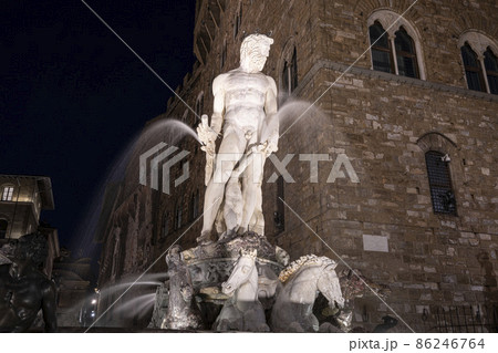 Piazza della Signoria in Florence, Italy 86246764