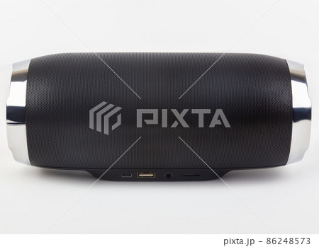 black modern music boombox portable bluetooth speaker 86248573