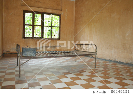 Prison cell of the Security Prison 21 in Phnom Penh 86249131