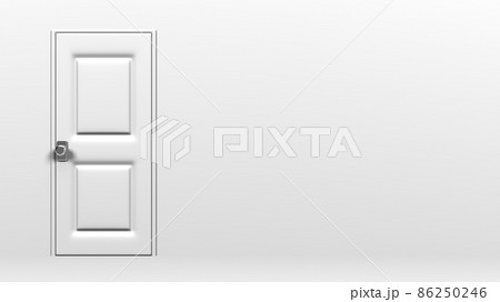 White door. 86250246