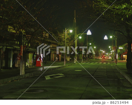 夜の嵐山長辻通 夜の嵐山長辻通 86253494