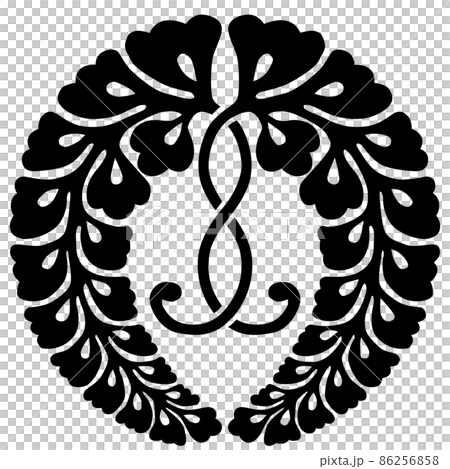 家族徽章 矢量 日式 86256858