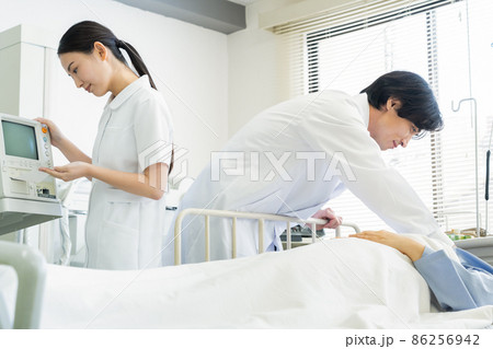 病院　医療　ICU　医師　医者　看護師　入院 86256942