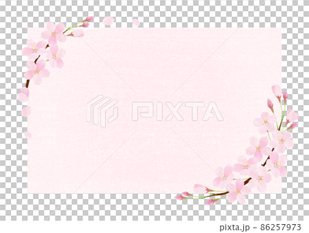 Cherry blossom vector frame Somei Yoshino Cherry blossom vector frame Somei Yoshino 86257973
