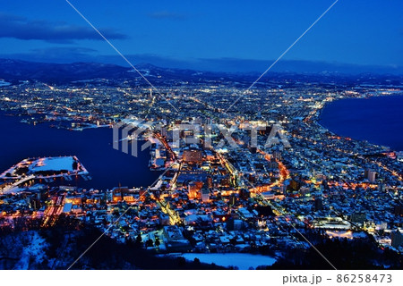 函館山から望む日本三大夜景 86258473