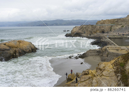 the ruins of the Sutro Bath House in San Francisco, California. the ruins of the Sutro Bath House in San Francisco, California. 86260741
