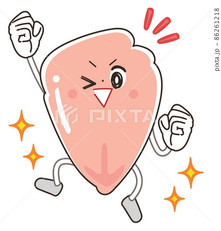 たんぱく質 鶏むね肉のキャラクター たんぱく質 鶏むね肉のキャラクター 86261218