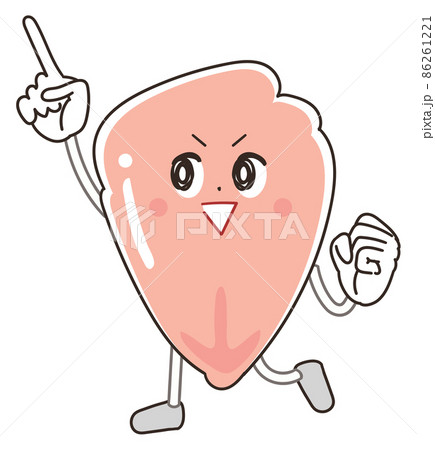 たんぱく質 鶏むね肉のキャラクター たんぱく質 鶏むね肉のキャラクター 86261221