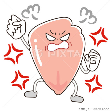 たんぱく質 鶏むね肉のキャラクター 86261222