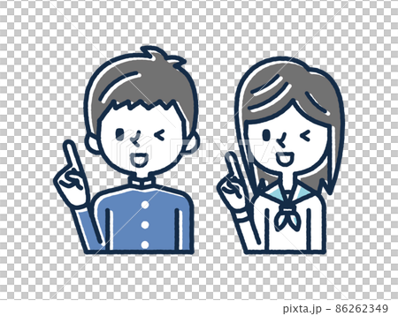 シンプルキャラ 86262349