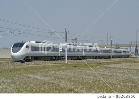 北陸本線　加賀笠間－美川　JR西日本　681系　W01編成（金沢）　はくたか 86263850