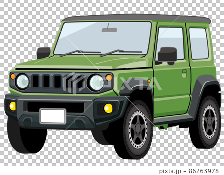 可愛的複古 SUV 四輪驅動圖 可愛的複古 SUV 四輪驅動圖 86263978