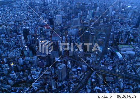 梅田夜景~空撮~ 梅田夜景~空撮~ 86266628
