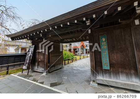 秋田県仙北市角館 晴天の仙北市立角館樺細工伝承館 秋田県仙北市角館 晴天の仙北市立角館樺細工伝承館 86266709