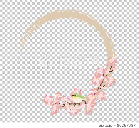 Sakura frame brush 86267387