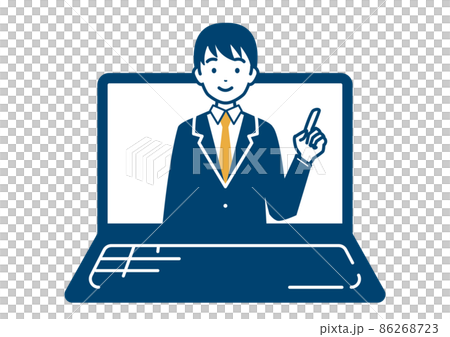オンライン会議　ビジネス　イメージ 86268723