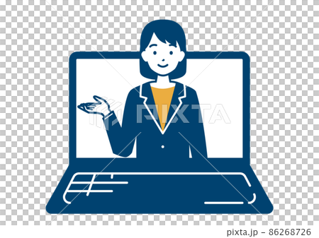 オンライン会議　ビジネス　イメージ 86268726