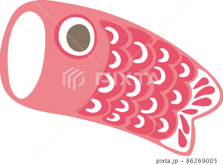赤い鯉のぼり_ミニサイズ 86269005