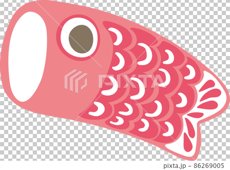 赤い鯉のぼり_ミニサイズ 86269005