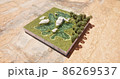 Diorama house by the lake near the forest 3d-rendering 86269537